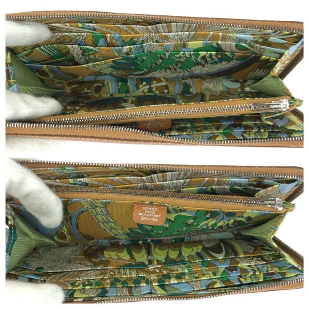 Hermes Azap Long Silk'in Wallet Brown - Picture 9 of 10